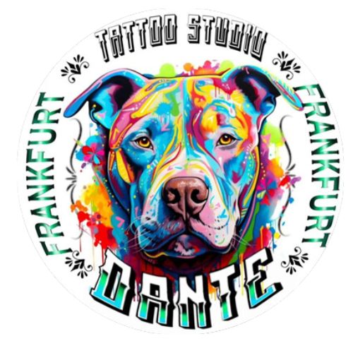 Logo des Tattoo-Studios Dante in Frankfurt am Main.